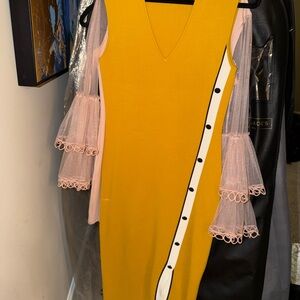 Eva Mendes for New York & Company Yellow Dress